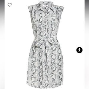 Frame Silk Midi Dress in Snake Python Print (bought new, worn a couple times)